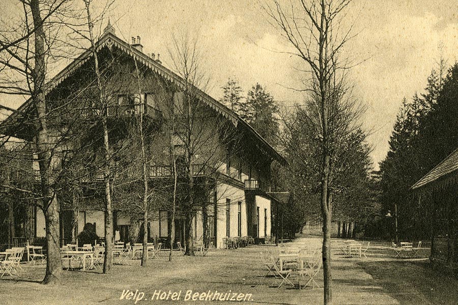 Hotel beekhuizen 1910-1920, bron: Gelders Archief