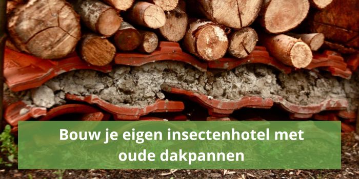 Bouw je eigen insectenhotel met oude dakpannen